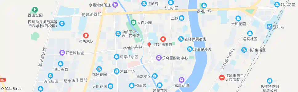 绵阳太白公园_公交站地图_绵阳公交_妙搜公交查询2025