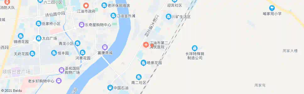 绵阳长钢总医院_公交站地图_绵阳公交_妙搜公交查询2025