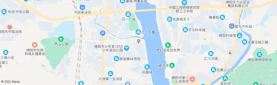 绵阳东原大桥_公交站地图_绵阳公交_妙搜公交查询2025