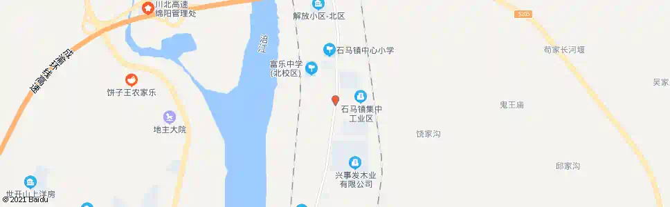 绵阳石马_公交站地图_绵阳公交_妙搜公交查询2025