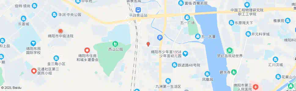 绵阳悦欣园_公交站地图_绵阳公交_妙搜公交查询2025