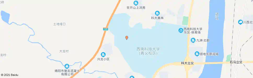 绵阳西南科技大学_公交站地图_绵阳公交_妙搜公交查询2025