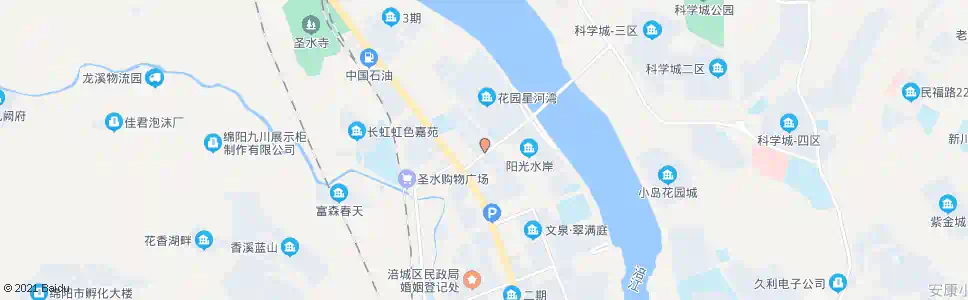 绵阳居民小区_公交站地图_绵阳公交_妙搜公交查询2025