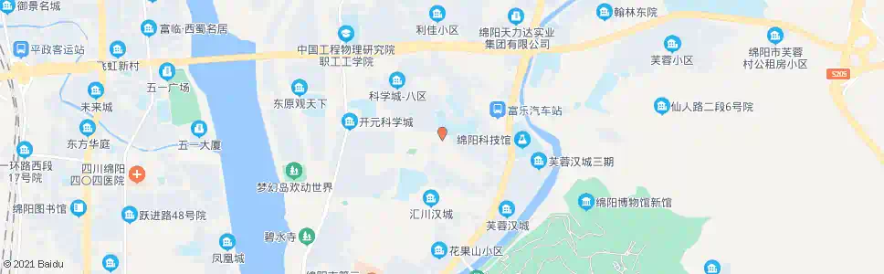 绵阳五里堆路_公交站地图_绵阳公交_妙搜公交查询2025