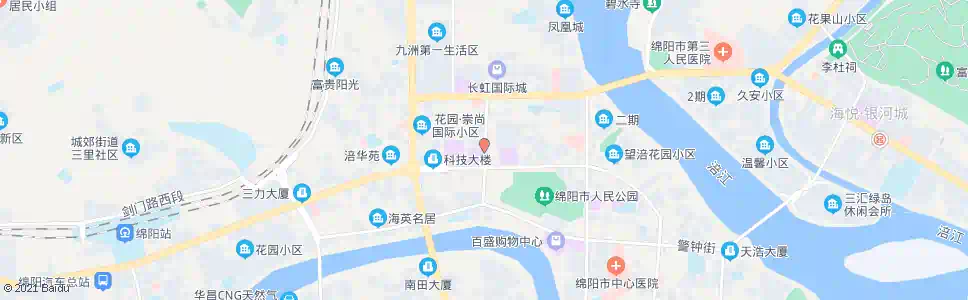 绵阳新世界百货_公交站地图_绵阳公交_妙搜公交查询2025