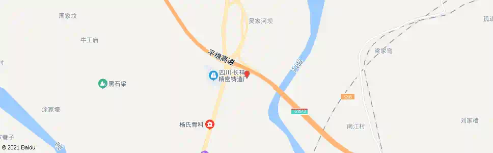 绵阳五家坡_公交站地图_绵阳公交_妙搜公交查询2025