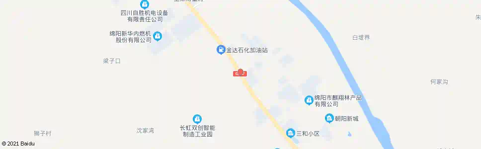 绵阳金凤村_公交站地图_绵阳公交_妙搜公交查询2025