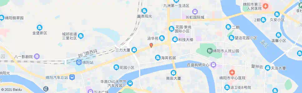 绵阳七星楼_公交站地图_绵阳公交_妙搜公交查询2025