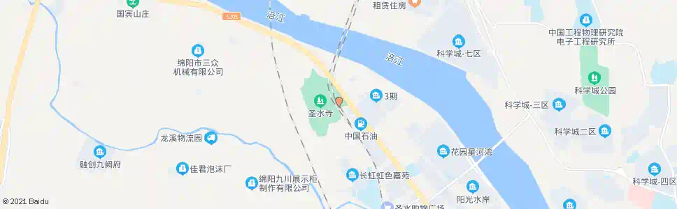绵阳圣水村_公交站地图_绵阳公交_妙搜公交查询2025