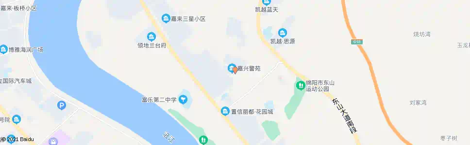绵阳嘉兴警宛_公交站地图_绵阳公交_妙搜公交查询2025