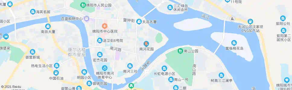 绵阳南河东街_公交站地图_绵阳公交_妙搜公交查询2025