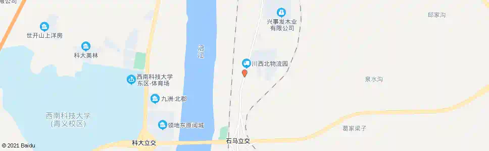 绵阳翠屏村_公交站地图_绵阳公交_妙搜公交查询2025