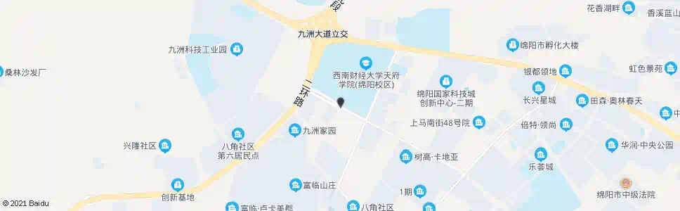 绵阳创业大道(柏杨路口)_公交站地图_绵阳公交_妙搜公交查询2025