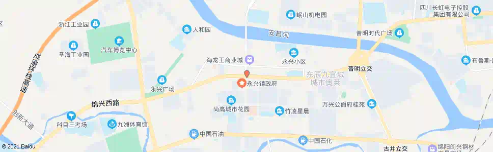 绵阳永兴开发区_公交站地图_绵阳公交_妙搜公交查询2025