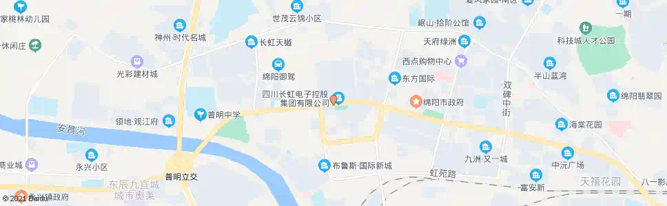 绵阳凝祥寺_公交站地图_绵阳公交_妙搜公交查询2025