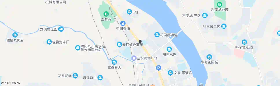 绵阳圣水七社_公交站地图_绵阳公交_妙搜公交查询2025