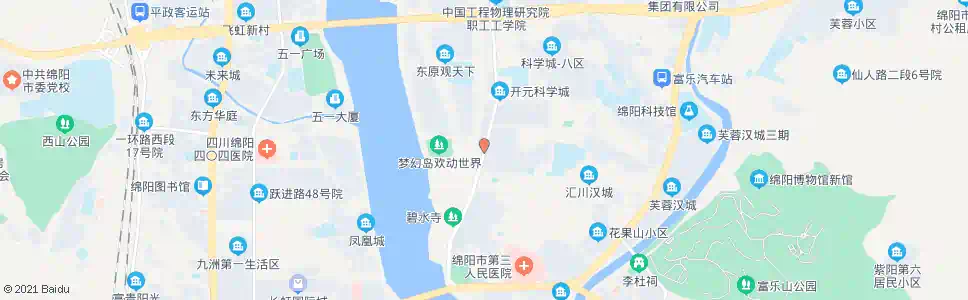 绵阳绵山路_公交站地图_绵阳公交_妙搜公交查询2025