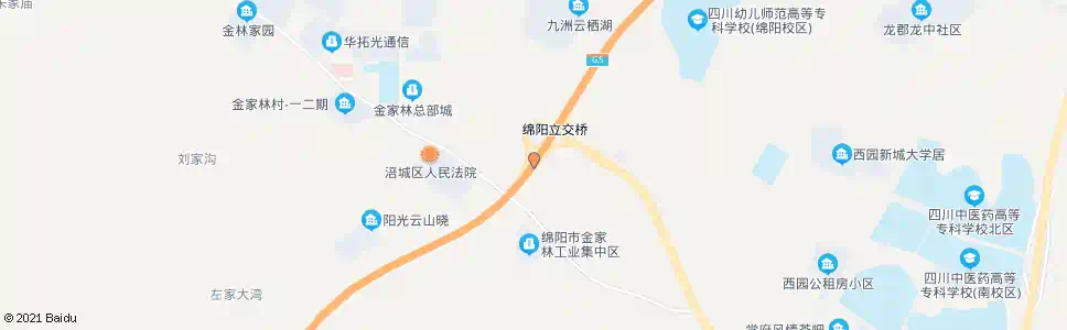绵阳立交桥_公交站地图_绵阳公交_妙搜公交查询2025