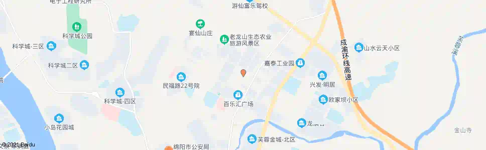 绵阳仙泉街_公交站地图_绵阳公交_妙搜公交查询2025