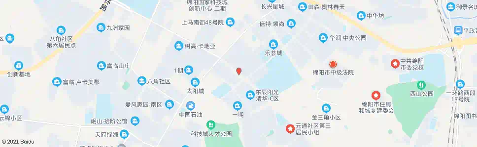 绵阳交警队家属区_公交站地图_绵阳公交_妙搜公交查询2025