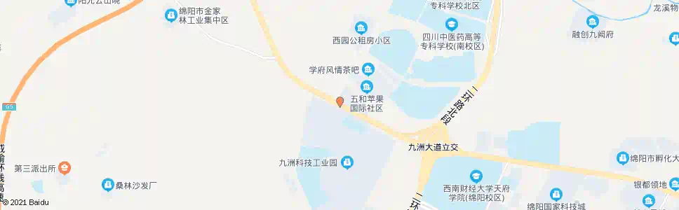 绵阳九洲路口_公交站地图_绵阳公交_妙搜公交查询2025