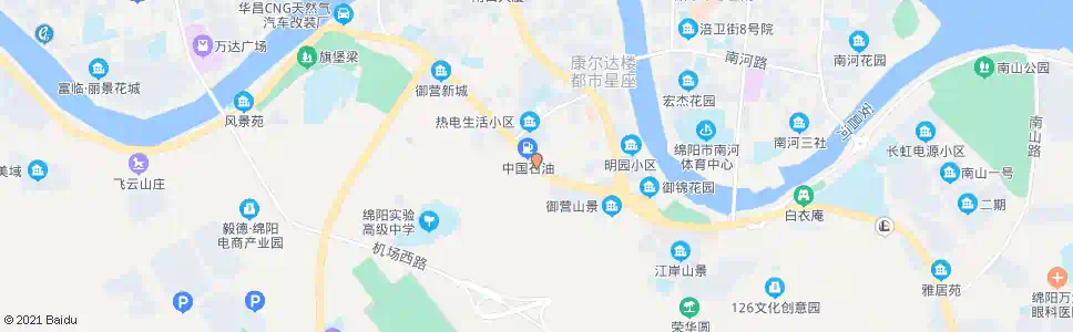 绵阳热电厂_公交站地图_绵阳公交_妙搜公交查询2025