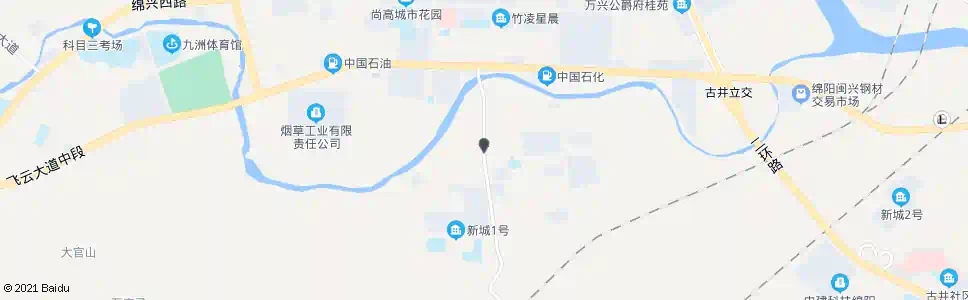 绵阳新皂_公交站地图_绵阳公交_妙搜公交查询2025