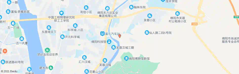 绵阳仙人桥一段_公交站地图_绵阳公交_妙搜公交查询2025