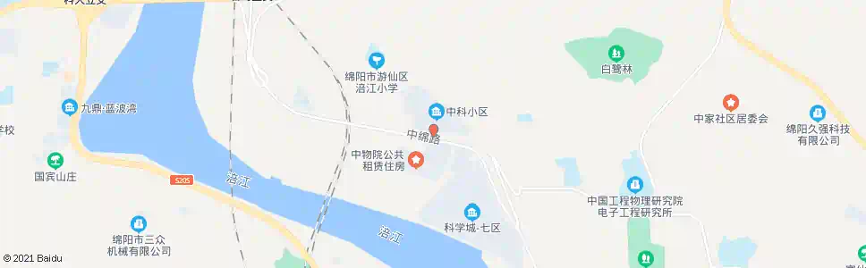 绵阳七姓村_公交站地图_绵阳公交_妙搜公交查询2025