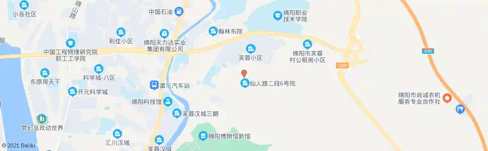 绵阳朝阳厂_公交站地图_绵阳公交_妙搜公交查询2025