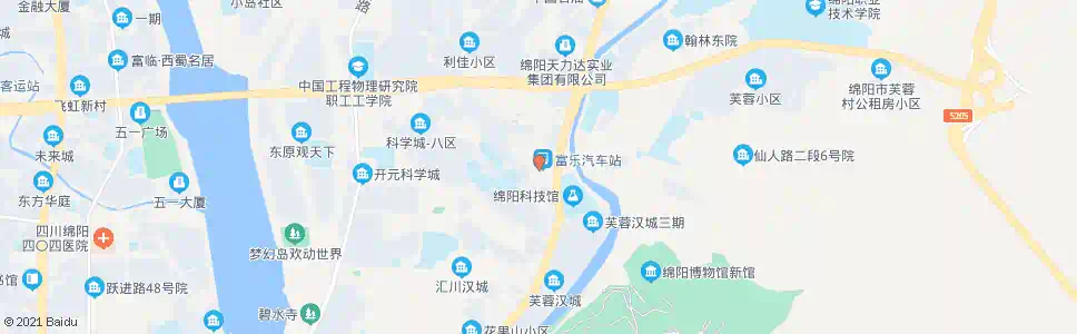 绵阳罗家店_公交站地图_绵阳公交_妙搜公交查询2025