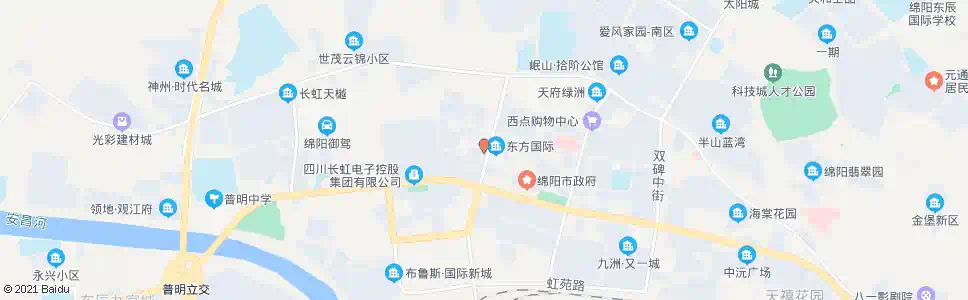 绵阳家电城_公交站地图_绵阳公交_妙搜公交查询2025