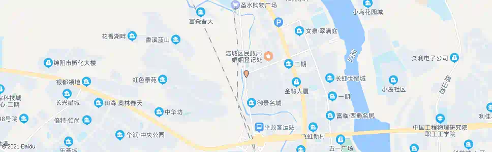 绵阳凯厦花园_公交站地图_绵阳公交_妙搜公交查询2025