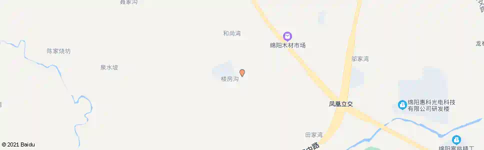 绵阳楼房村三社_公交站地图_绵阳公交_妙搜公交查询2025