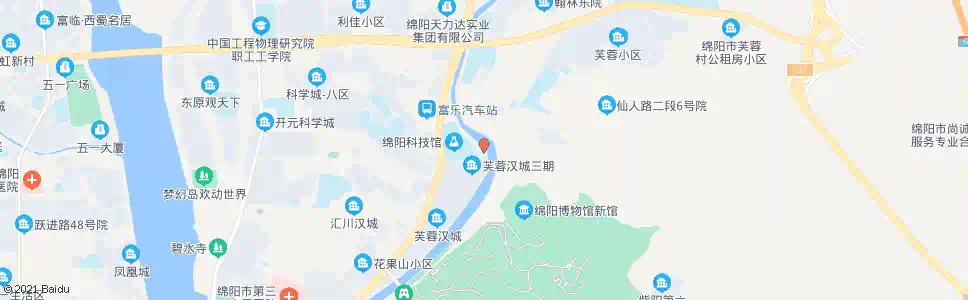 绵阳仙人路口_公交站地图_绵阳公交_妙搜公交查询2025
