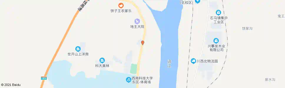 绵阳彭家坡_公交站地图_绵阳公交_妙搜公交查询2025