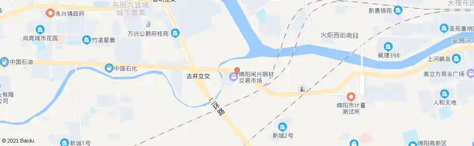 绵阳闽兴钢材市场_公交站地图_绵阳公交_妙搜公交查询2025