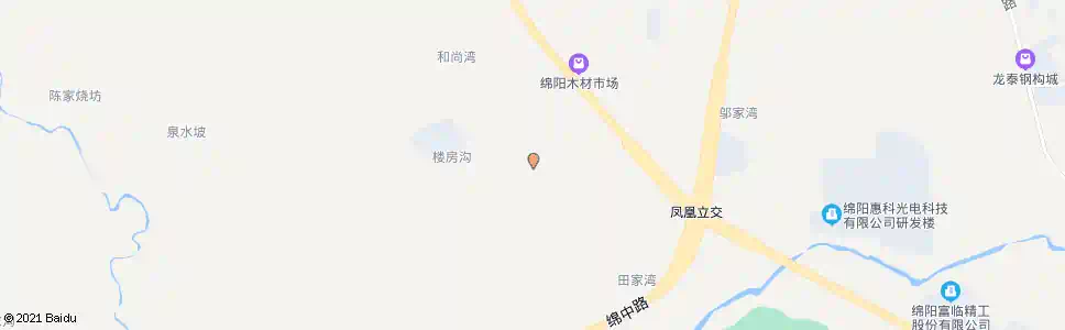 绵阳楼房村四社_公交站地图_绵阳公交_妙搜公交查询2025