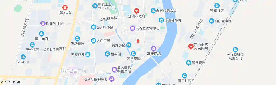 绵阳五民主商场_公交站地图_绵阳公交_妙搜公交查询2025