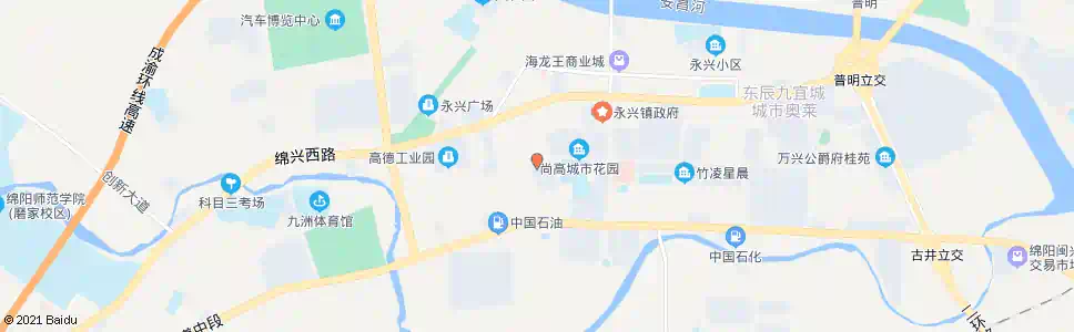 绵阳永昌路_公交站地图_绵阳公交_妙搜公交查询2025