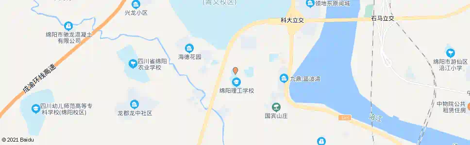 绵阳宝龙寺_公交站地图_绵阳公交_妙搜公交查询2025