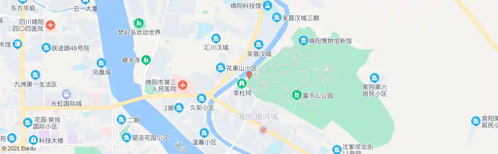 绵阳富乐山_公交站地图_绵阳公交_妙搜公交查询2025