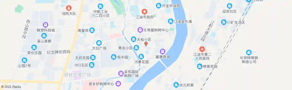 绵阳民主商场_公交站地图_绵阳公交_妙搜公交查询2025
