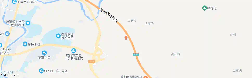 绵阳冯家店_公交站地图_绵阳公交_妙搜公交查询2025