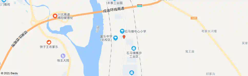 绵阳石马镇_公交站地图_绵阳公交_妙搜公交查询2025