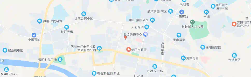 绵阳普明南路_公交站地图_绵阳公交_妙搜公交查询2025