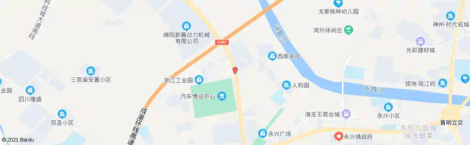 绵阳黎家院_公交站地图_绵阳公交_妙搜公交查询2025