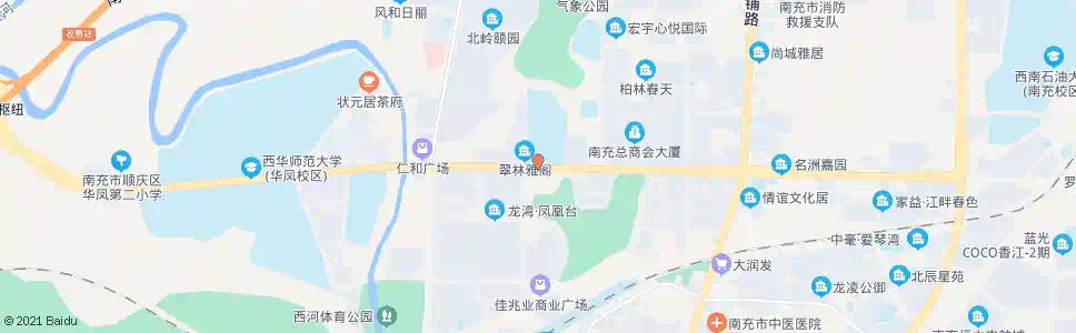 南充西华路_公交站地图_南充公交_妙搜公交查询2025