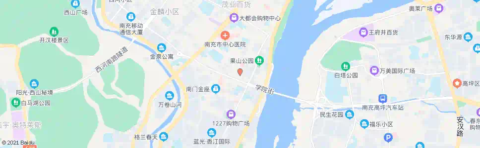 南充学院街(南门汽车站)_公交站地图_南充公交_妙搜公交查询2025