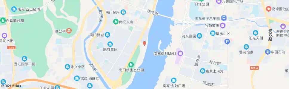 南充南充港_公交站地图_南充公交_妙搜公交查询2025